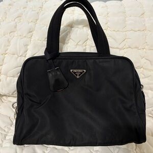 Prada Black Nylon Handbag